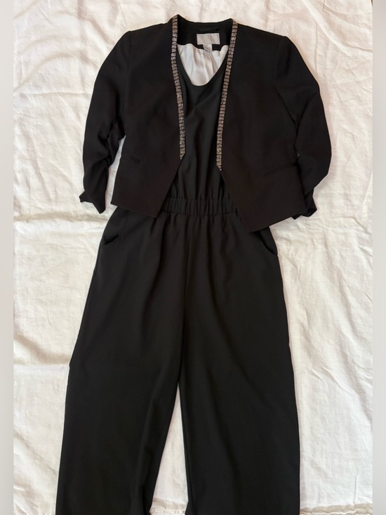 CALIA by Carrie Underwood Pants - Calia by Carrie Underwood Jumpsuit & H&M Beaded Blazer Set — Sizes S / 8
